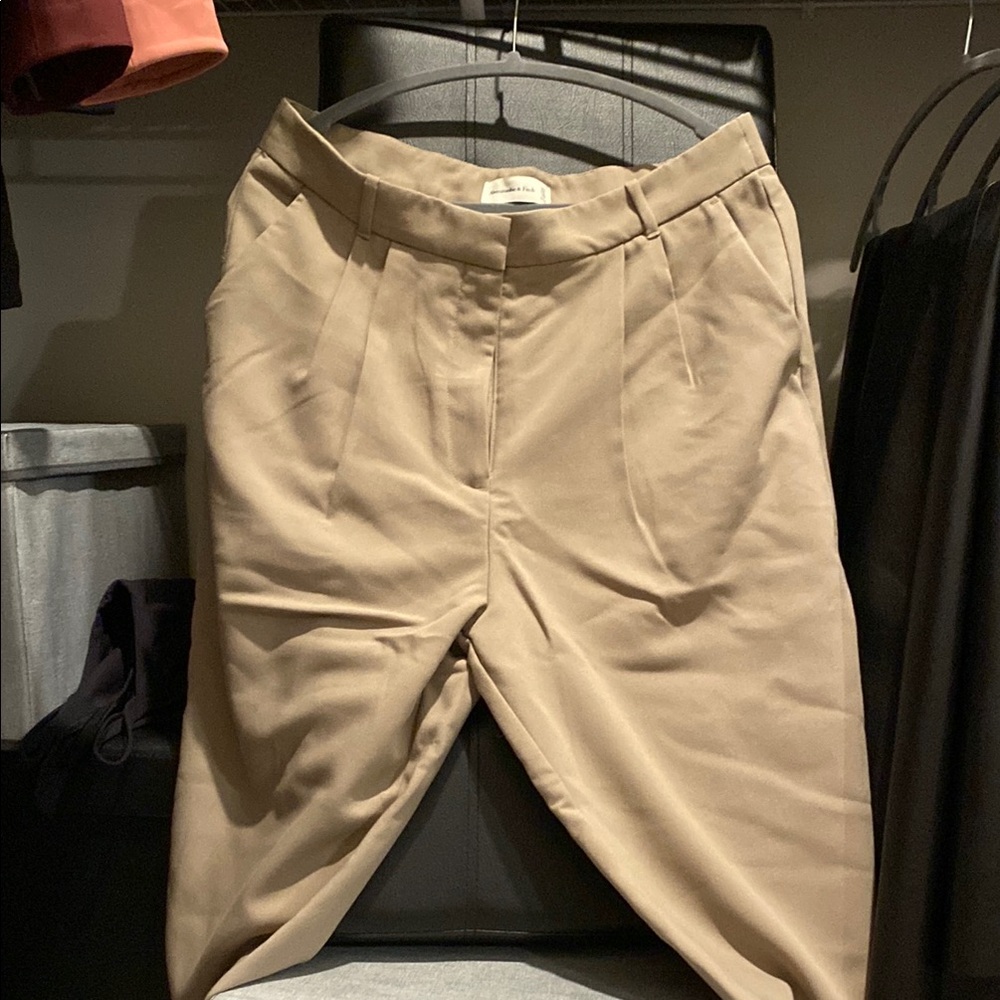 Abercrombie A&F Sloane Tailored Pant Light Brown 32/14